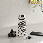 Abstract Fish Pattern Water Bottle Gallery Image 4