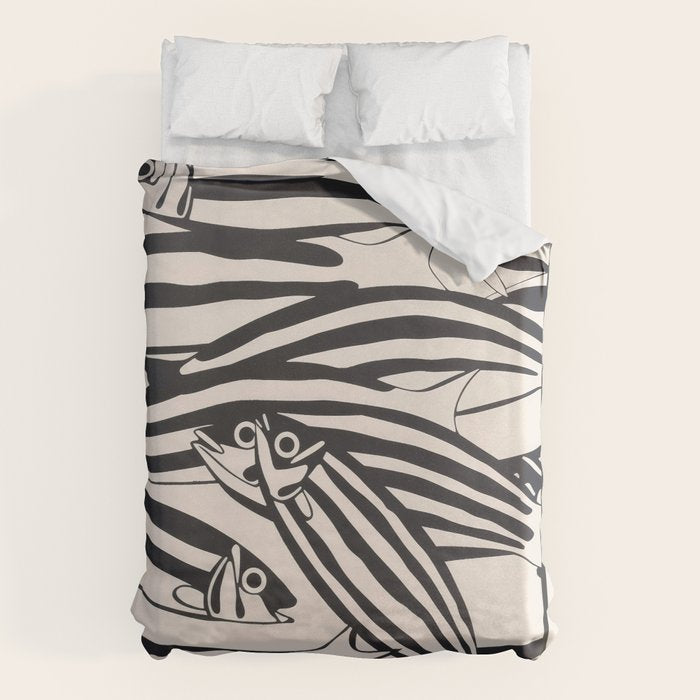 Abstract Fish Pattern Duvet Cover Gallery Image 6