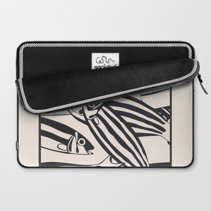 Abstract Fish Pattern Laptop Sleeve Gallery Image 2