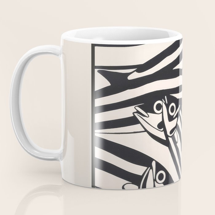 Abstract Fish Pattern Coffee Mug Gallery Image 3