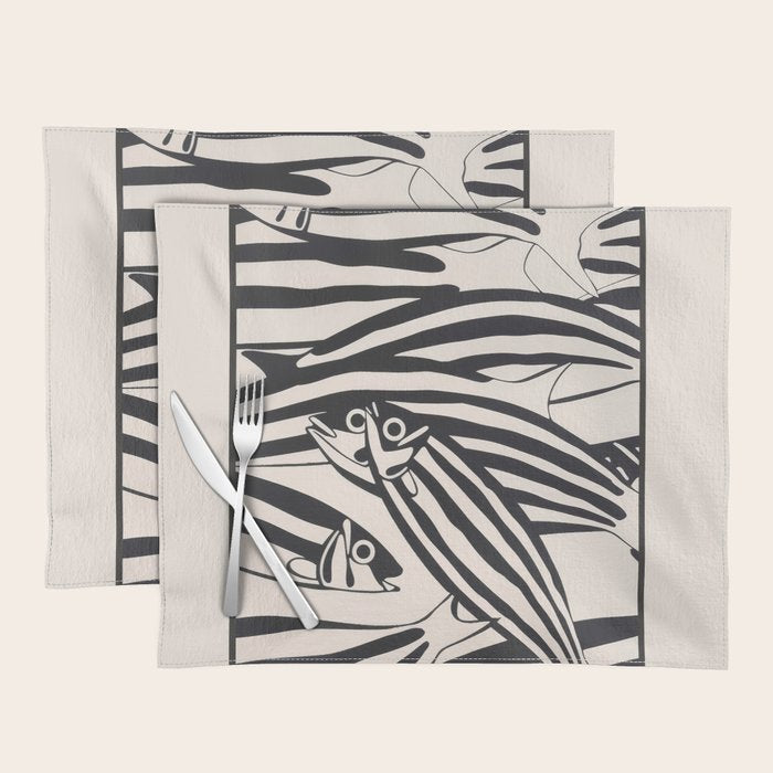 Abstract Fish Pattern Placemat Gallery Image 1