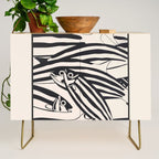 Abstract Fish Pattern Credenza Gallery Image 1