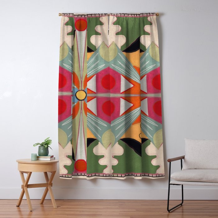 Abstraction 3 Window Curtain Gallery Image 5