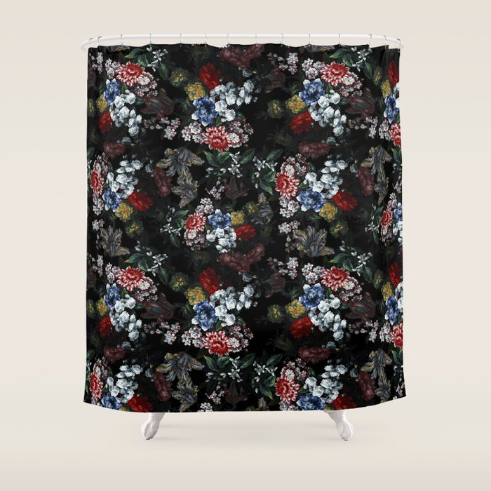 Dark Garden Shower Curtain Gallery Image 1