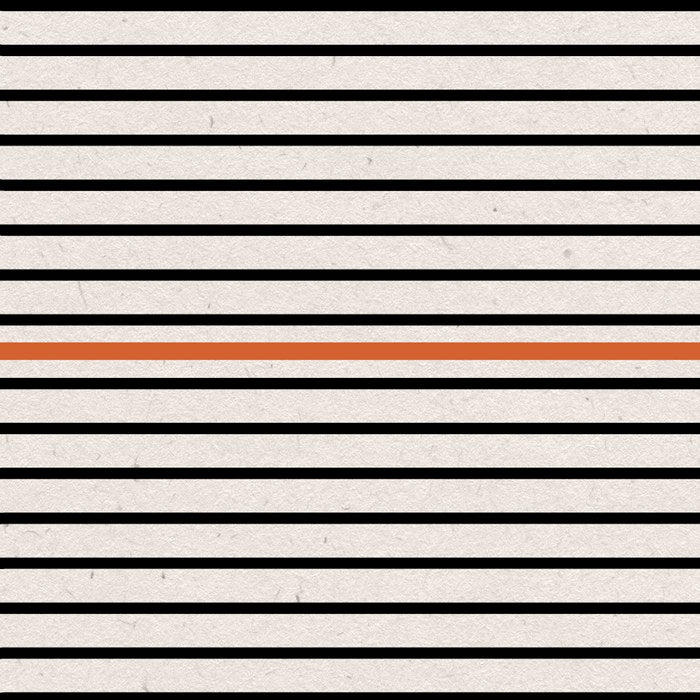 Red, Beige, Black Lines Contemporary Coffee Mug Gallery Image 2