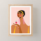 Be Your Own Bestie Mini Art Print Gallery Image 1