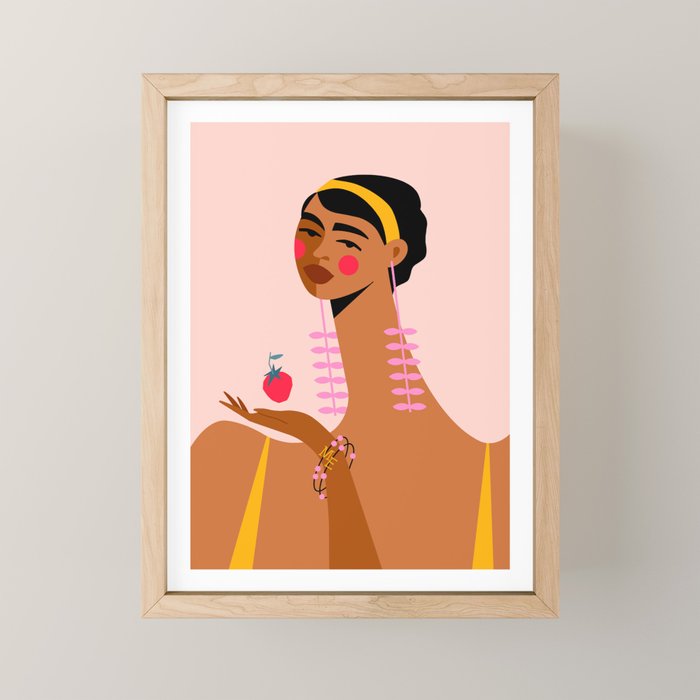 Be Your Own Bestie Mini Art Print Gallery Image 1