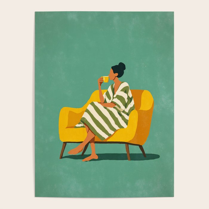 Quiet Coffee Moment at Home Poster Gallery Image 4