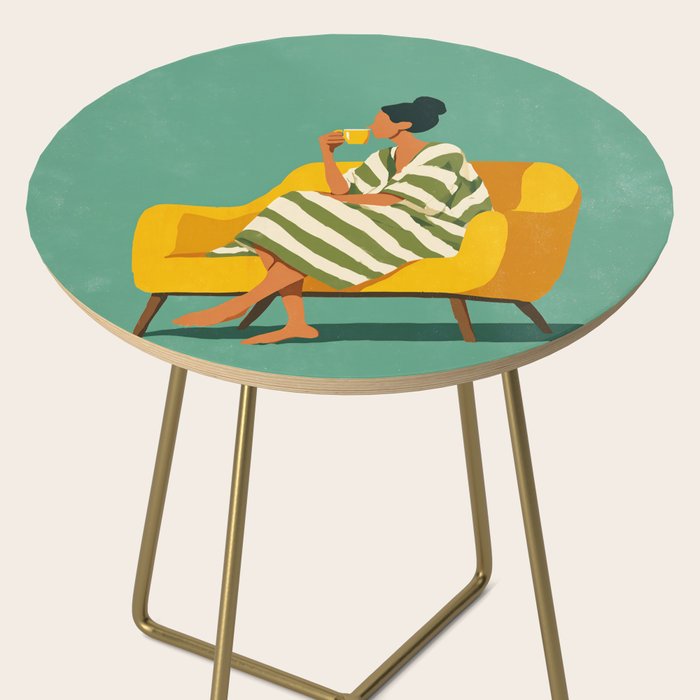 Quiet Coffee Moment at Home Side Table Gallery Image 2