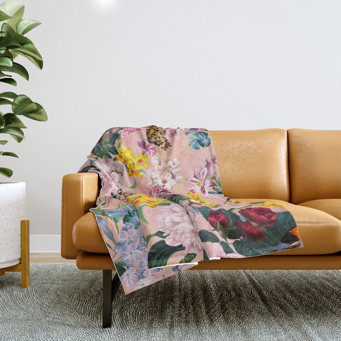 Magical Garden XXV Throw Blanket Gallery Image 1