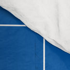 Grid (Sapphire Blue) Comforter Gallery Image 4