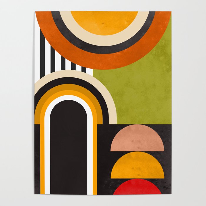 Bauhaus Mid Century Art 43 Poster Gallery Image 4