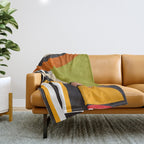 Bauhaus Mid Century Art 43 Throw Blanket Gallery Image 1