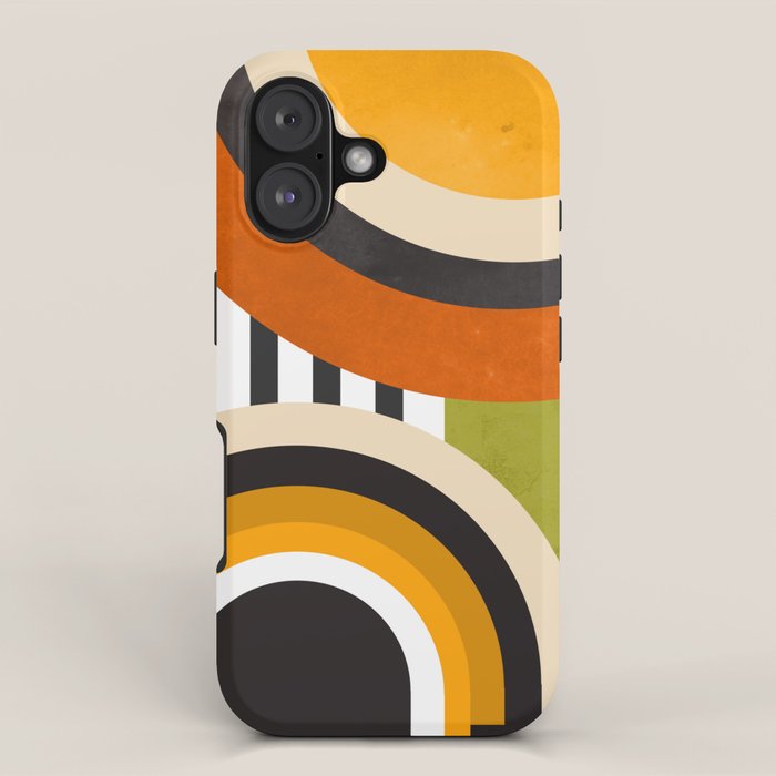 Bauhaus Mid Century Art 43 iPhone Case Gallery Image 1