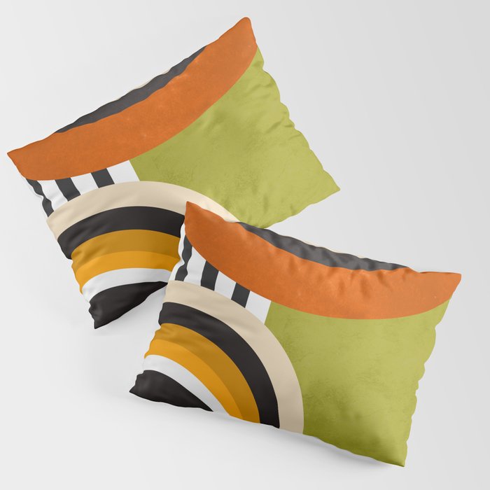 Bauhaus Mid Century Art 43 Pillow Sham Gallery Image 3