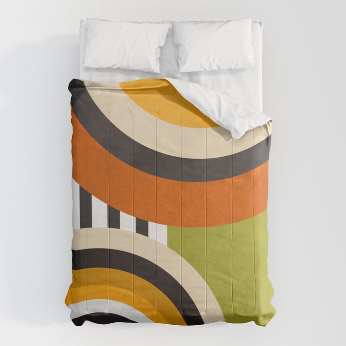 Bauhaus Mid Century Art 43 Comforter Gallery Image 6