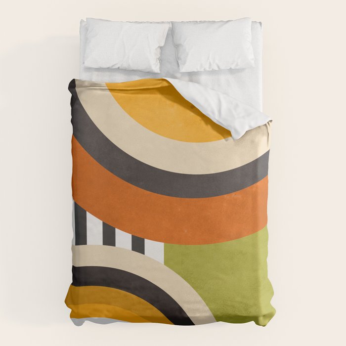Bauhaus Mid Century Art 43 Duvet Cover Gallery Image 1