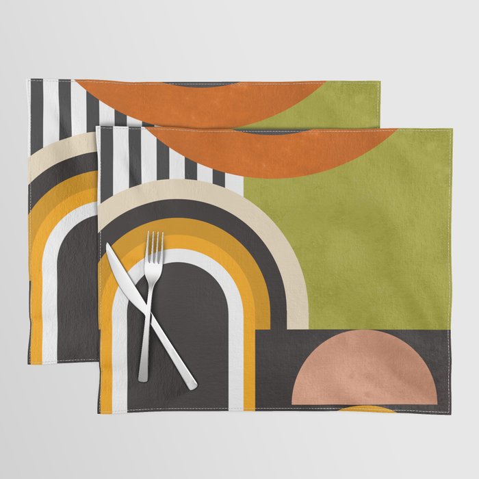 Bauhaus Mid Century Art 43 Placemat Gallery Image 1