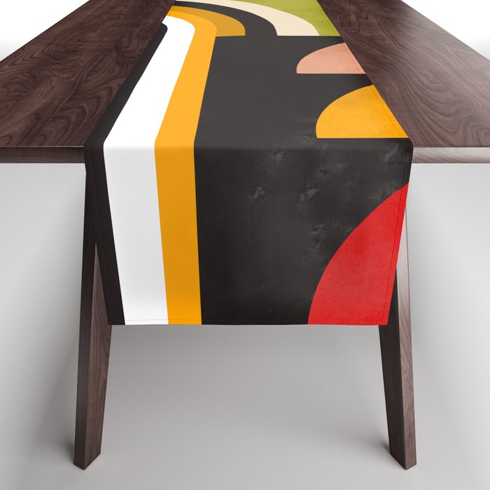 Bauhaus Mid Century Art 43 Table Runner Gallery Image 1