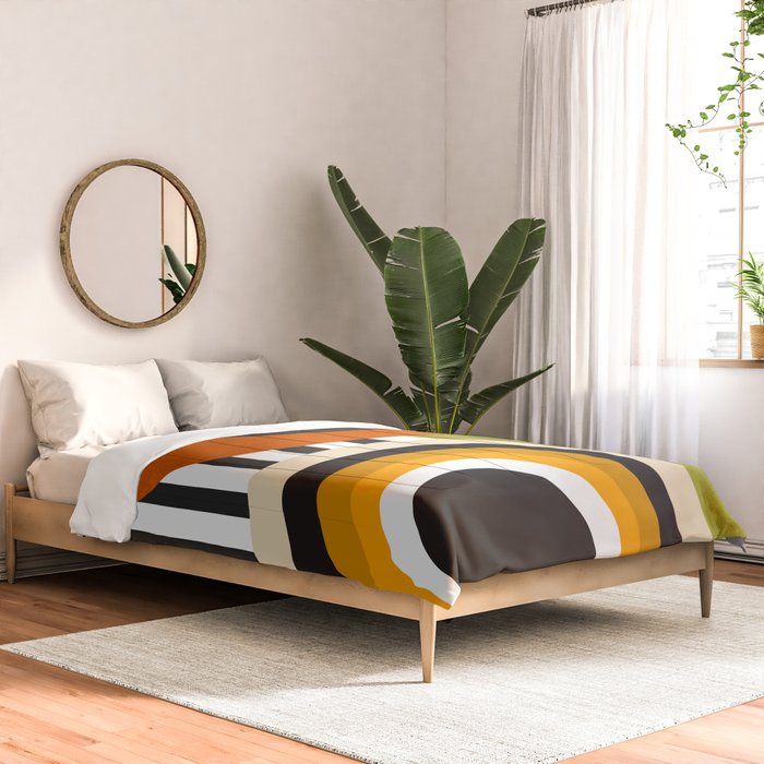 Bauhaus Mid Century Art 43 Comforter Gallery Image 2
