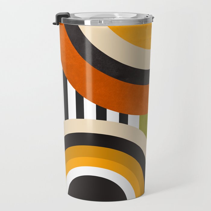 Bauhaus Mid Century Art 43 Travel Mug Gallery Image 3
