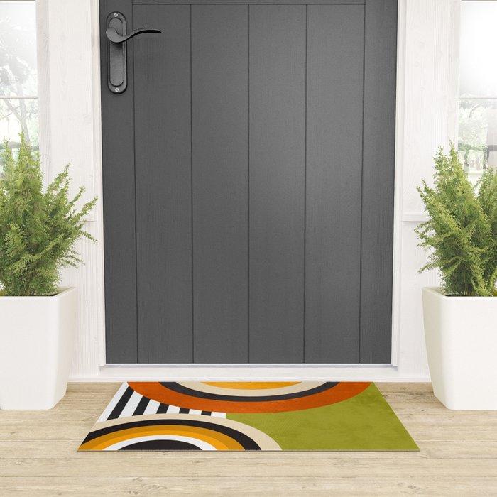 Bauhaus Mid Century Art 43 Welcome Mat Gallery Image 3