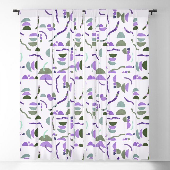 Modern simple shapes pattern LG Window Curtain Gallery Image 5