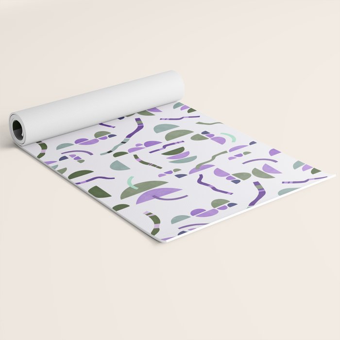 Modern simple shapes pattern LG Yoga Mat Gallery Image 2