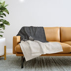 MINIMAL ANIMAL / Zebra Throw Blanket Gallery Image 1