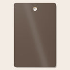 Coffee Brown Solid Color Cutting Board Gallery Image 1