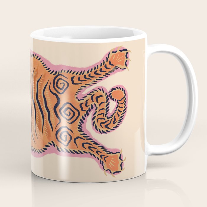 Wild Tiger Rug Coffee Mug Gallery Image 1