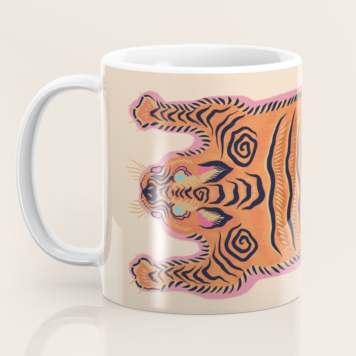 Wild Tiger Rug Coffee Mug Gallery Image 3