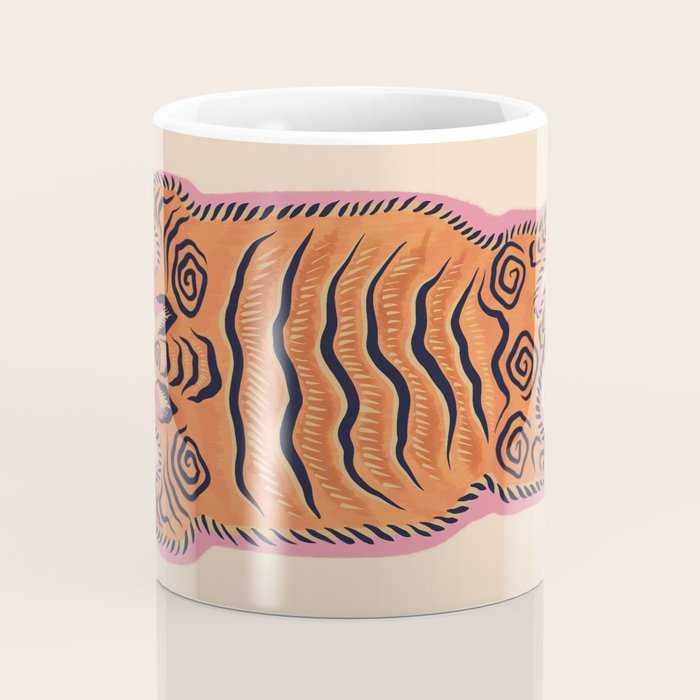 Wild Tiger Rug Coffee Mug Gallery Image 4