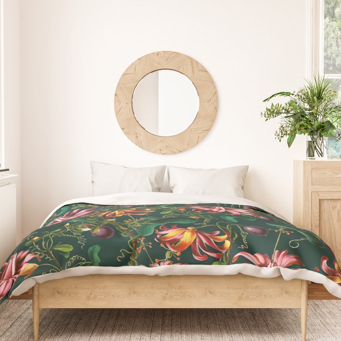 Blooming Oasis III Duvet Cover Gallery Image 3