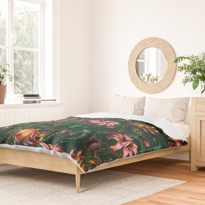 Blooming Oasis III Duvet Cover Gallery Image 2
