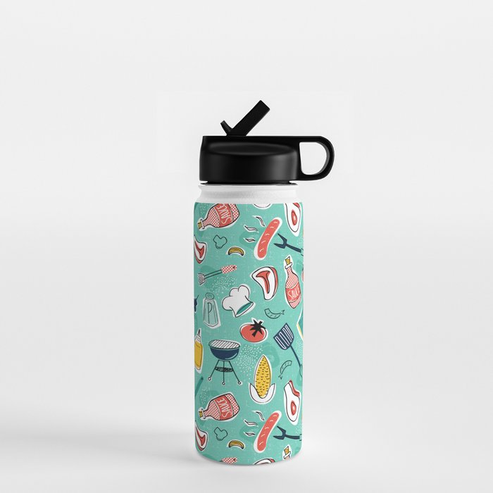 Backyard BBQ Aqua Water Bottle Gallery Image 1