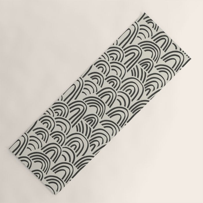 Charcoal Arches #1 Yoga Mat Gallery Image 1