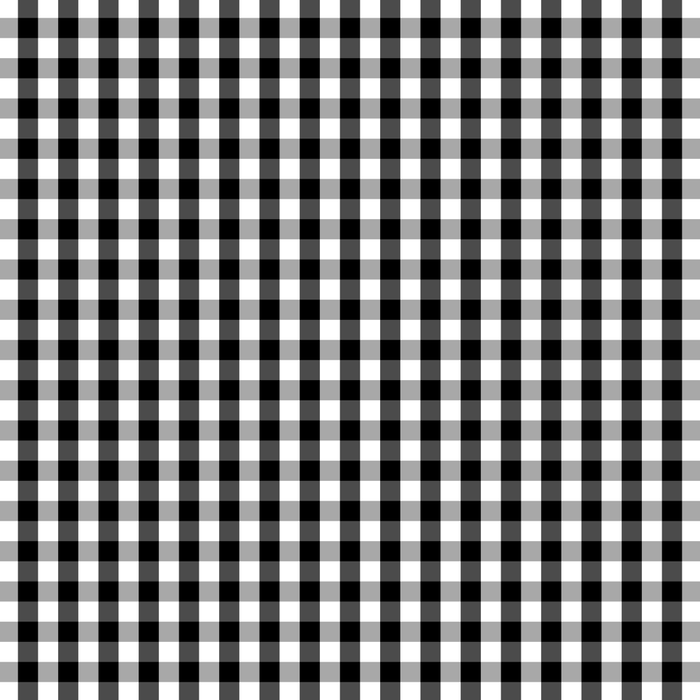 Classic Small Black & White Gingham Check Pattern Coffee Mug Gallery Image 2