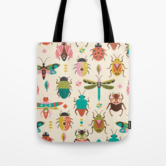 Mid century bugs Tote Bag Gallery Image 1