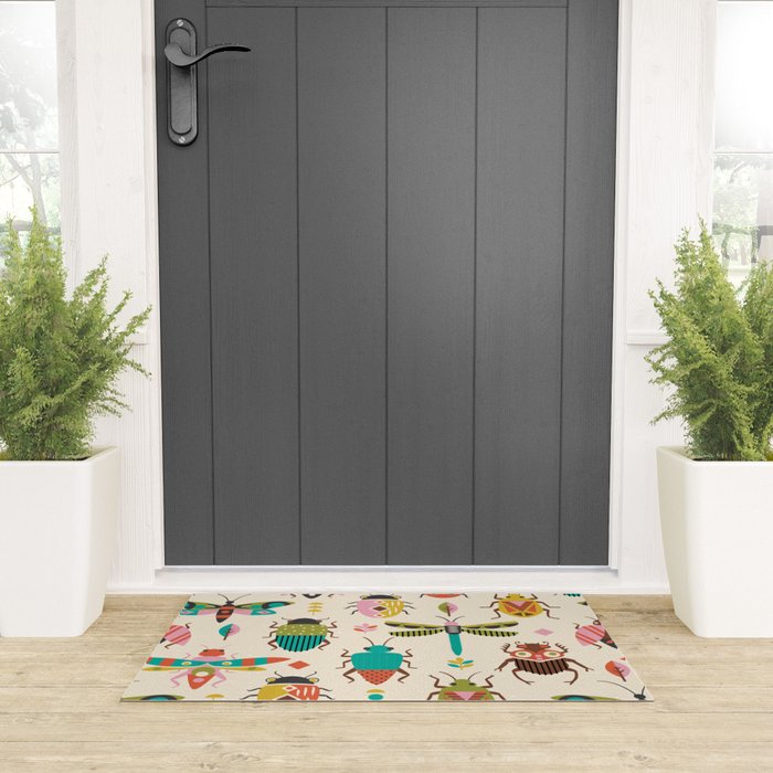 Mid century bugs Welcome Mat Gallery Image 3