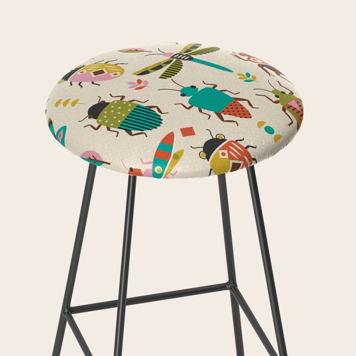 Mid century bugs Stool Gallery Image 2