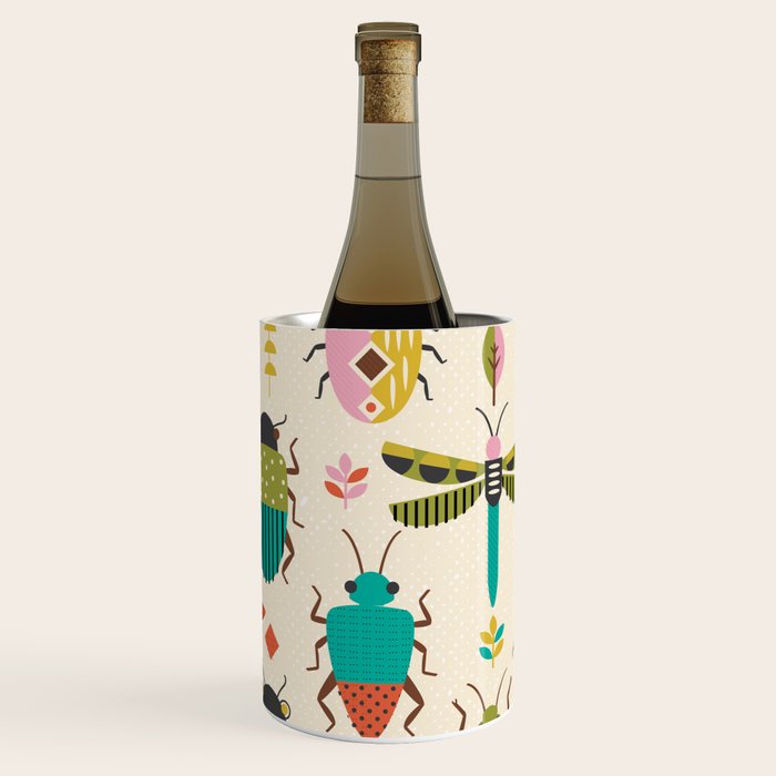 Mid century bugs Wine Chiller Gallery Image 1