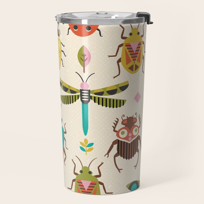 Mid century bugs Travel Mug Gallery Image 2