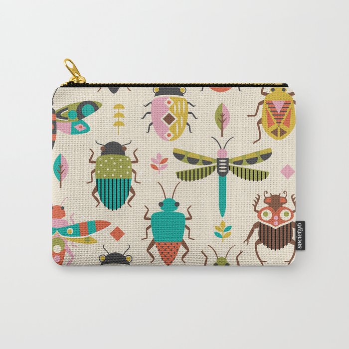 Mid century bugs Carry All Pouch Gallery Image 1