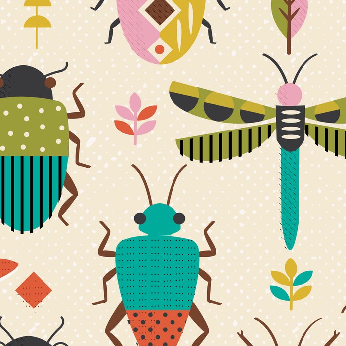 Mid century bugs Coffee Mug Gallery Image 2