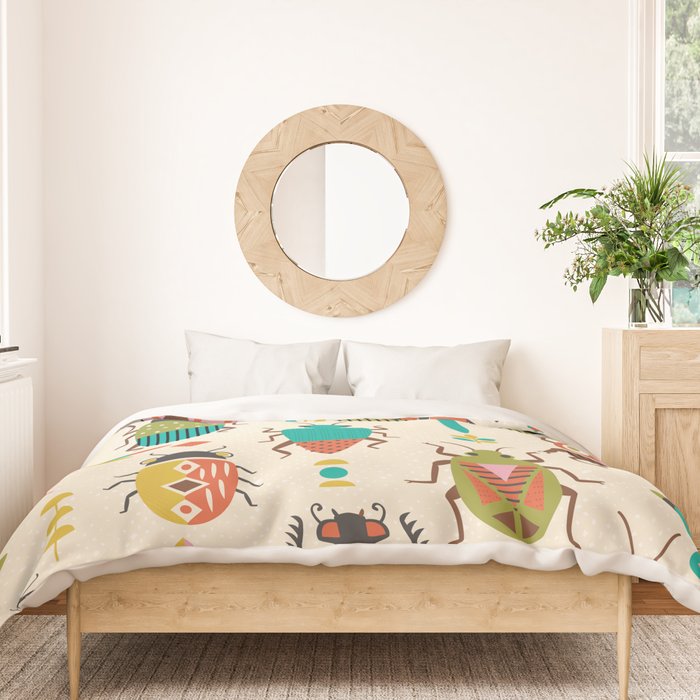 Mid century bugs Duvet Cover Gallery Image 3