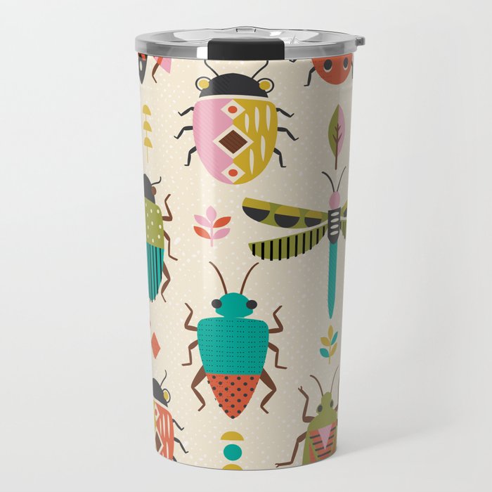 Mid century bugs Travel Mug Gallery Image 1