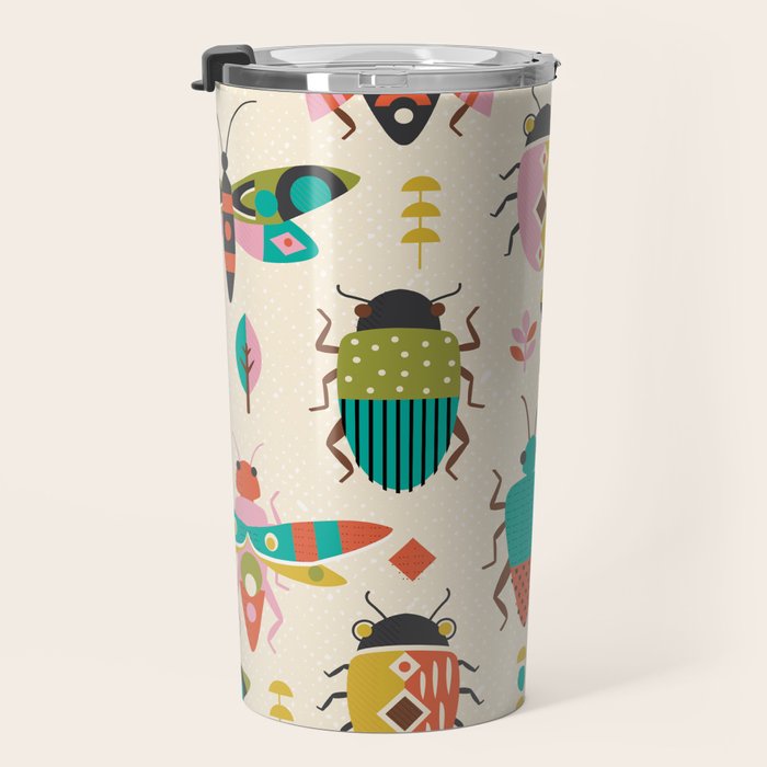 Mid century bugs Travel Mug Gallery Image 3
