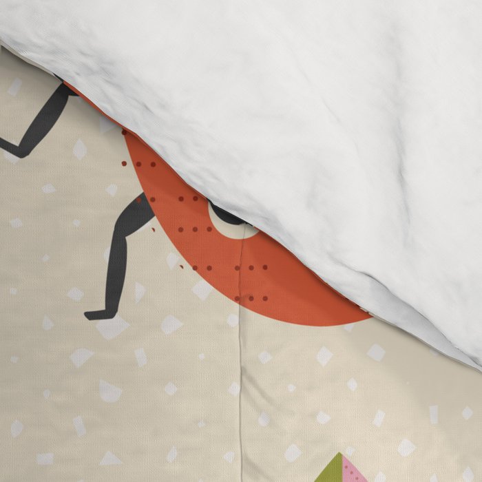 Mid century bugs Comforter Gallery Image 4