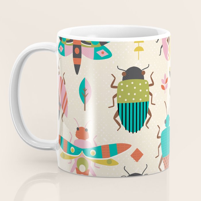 Mid century bugs Coffee Mug Gallery Image 3